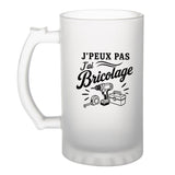 Verre à Bière J’peux pas j’ai Bricolage