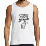 Débardeur Homme J’peux pas je préfère les Loups