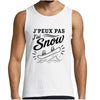 Débardeur Homme J’peux pas j’ai Snow