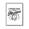 Poster J’peux pas j’ai Musique
