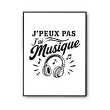 Poster J’peux pas j’ai Musique
