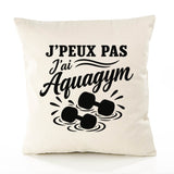 Housse de Coussin J’peux pas j’ai Aquagym