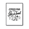 Poster J’peux pas j’ai Ski de fond