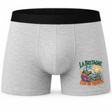 Boxer Homme La bretagne c'est ma thérapie – Impression devant