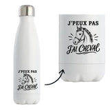 Gourde Isotherme J’peux pas j’ai Cheval