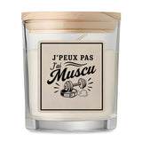 Bougie Parfumée Vanille J’peux pas j’ai Muscu