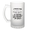 Verre à Bière J’peux pas je préfère les Couchers de soleil