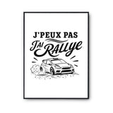 Poster J’peux pas j’ai Rallye