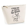 Trousse Beige J’peux pas je préfère les Rennes