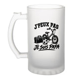 Verre à Bière J’peux pas je suis Papa