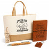 Coffret Cadeau J’peux pas je suis Chaudronnier – Sac jute, carnet, stylo, porte-clés et marque-page