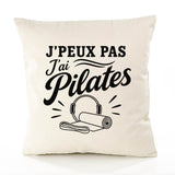 Housse de Coussin J’peux pas j’ai Pilates