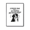 Poster J’peux pas je préfère mon Bouvier Bernois