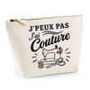 Trousse Beige J’peux pas j’ai couture J'peux pas minimaliste