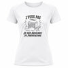 T-shirt de Sport Femme J’peux pas je suis Auxiliaire de puériculture