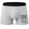 Boxer Homme J’peux pas je préfère les Castors – Impression devant