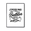 Poster J’peux pas j’ai Biathlon