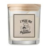 Bougie Parfumée Vanille J’peux pas je suis Pizzaiolo