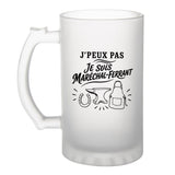 Verre à Bière J’peux pas je suis Maréchal-ferrant