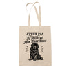 Tote Bag Beige J’peux pas je préfère mon Terre-Neuve