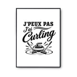 Poster J’peux pas j’ai Curling