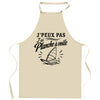 Tablier de Cuisine J’peux pas j’ai planche à voile J'peux pas minimaliste