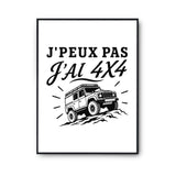 Poster J’peux pas j’ai 4x4