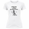 T-shirt de Sport Femme J’peux pas je préfère mon Berger Allemand