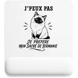 Tapis de Souris J’peux pas je préfère mon Sacré de Birmanie