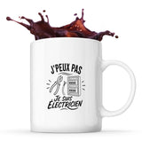 Mug J’peux pas je suis Électricien
