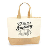 Sac J’peux pas j’ai Scrapbooking