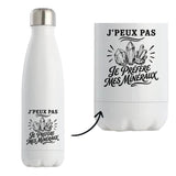 Gourde Isotherme J’peux pas je préfère mes Minéraux