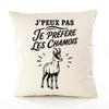 Housse de Coussin J’peux pas je préfère les Chamois