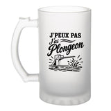 Verre à Bière J’peux pas j’ai Plongeon