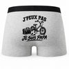 Boxer Homme J’peux pas je suis Papa – Impression au dos