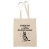 Tote Bag Beige J’peux pas je préfère mon Berger Allemand