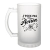 Verre à Bière J’peux pas j’ai Aviron