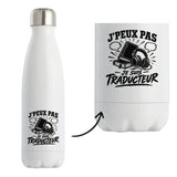 Gourde Isotherme J’peux pas je suis Traducteur