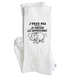 Chaussettes Homme Femme J’peux pas je préfère les Hippopotames