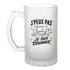 Verre à Bière J’peux pas je suis Douanier
