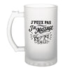 Verre à Bière J’peux pas j’ai Massage