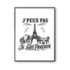 Poster J’peux pas je suis Parisien