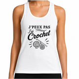 Débardeur Femme J’peux pas j’ai Crochet