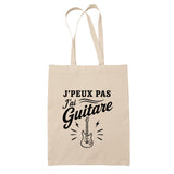Tote Bag Beige J’peux pas j’ai Guitare – guitare électrique