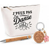 Coffret Cadeau J’peux pas j’ai Danse – danse classique – Trousse, stylo bambou et porte-clés