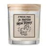 Bougie Parfumée Vanille J’peux pas je préfère mon Poney