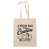 Tote Bag Beige J’peux pas j’ai Couture