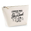 Trousse Beige J’peux pas j’ai Ski de fond