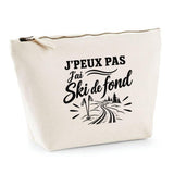 Trousse Beige J’peux pas j’ai Ski de fond