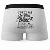 Boxer Homme J’peux pas je suis Berger – Impression au dos